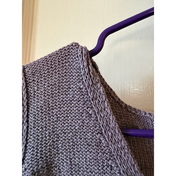 Sigrid Olsen sport women’s size 1X purple knit top - Picture 4 of 7